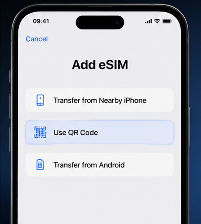 Hapi 3 — Përdorni QR Code